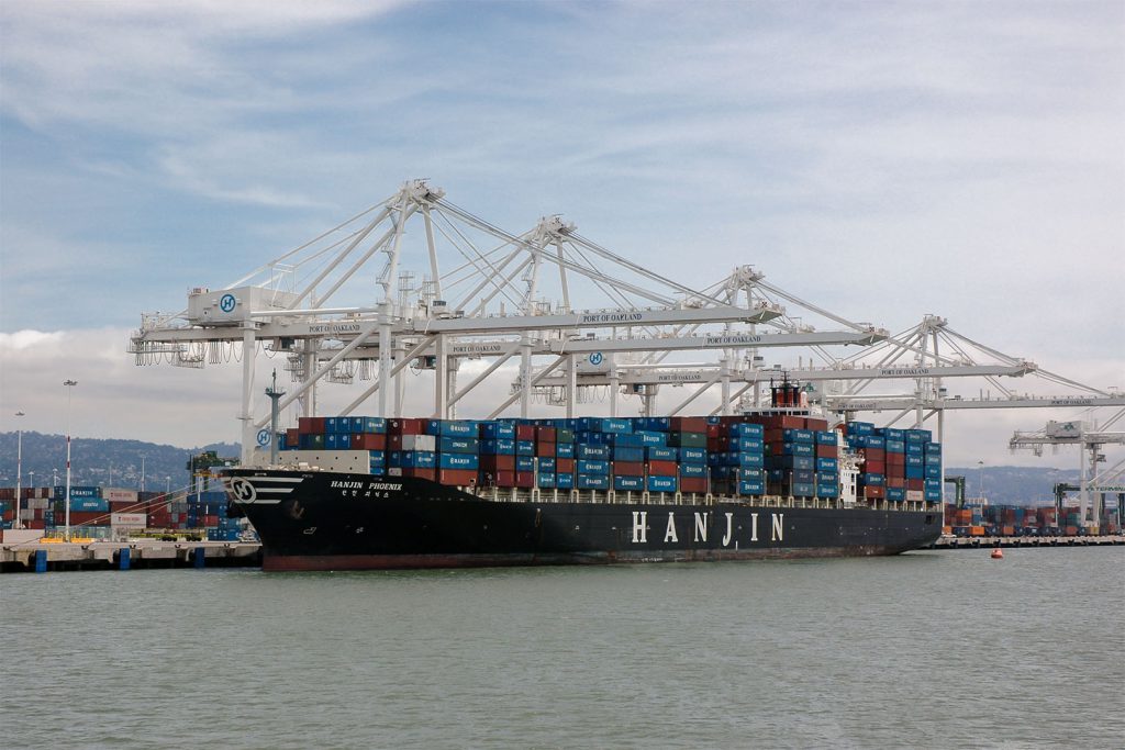 Der Hafen von Oakland