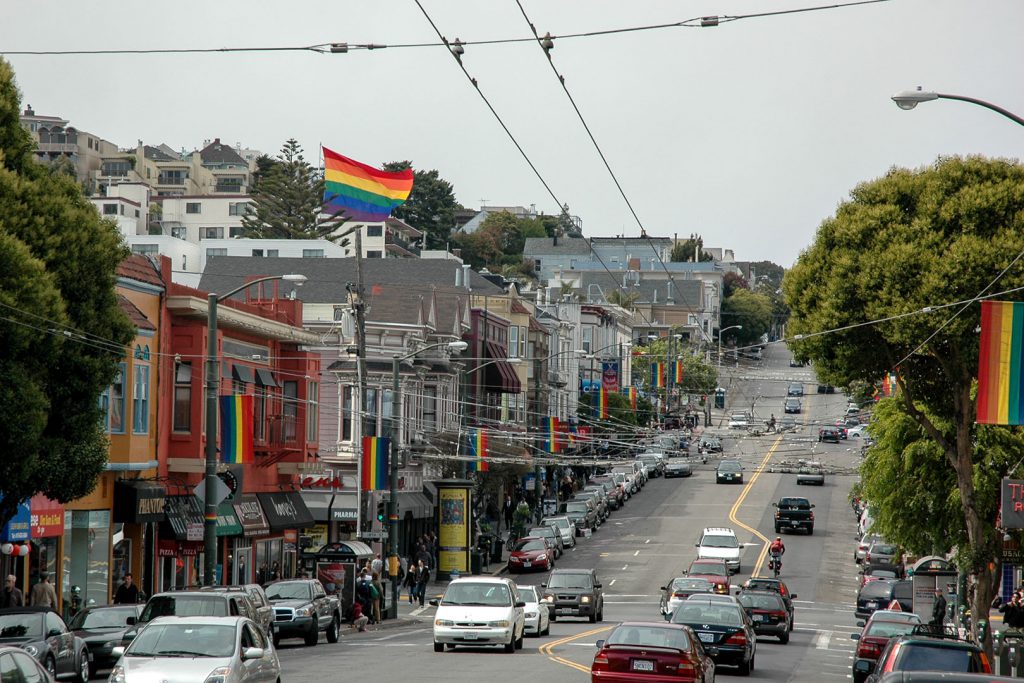Blick über die Castro Stree