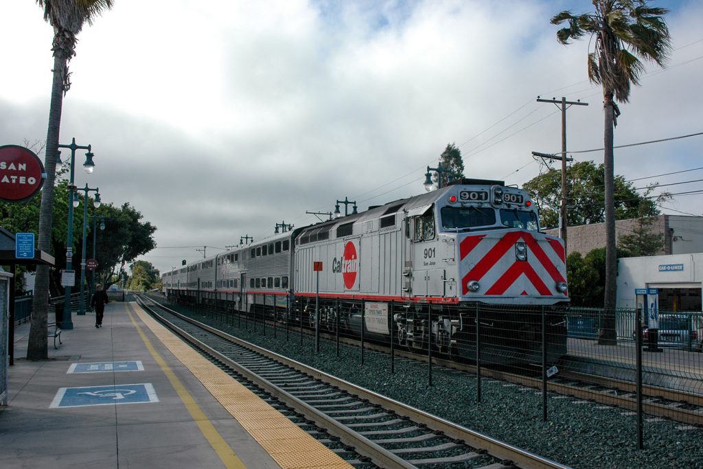 Ein typischer Caltrain Zug
