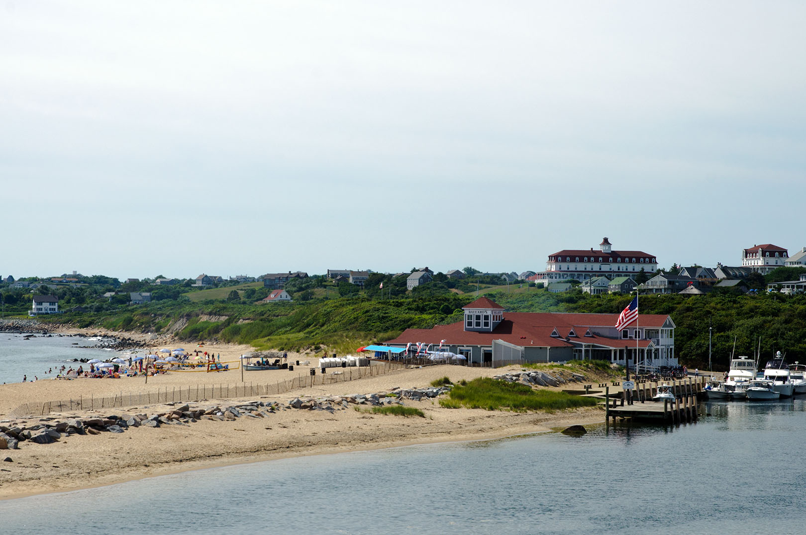 Der erste Blick dort ist wieder ein Strandbad